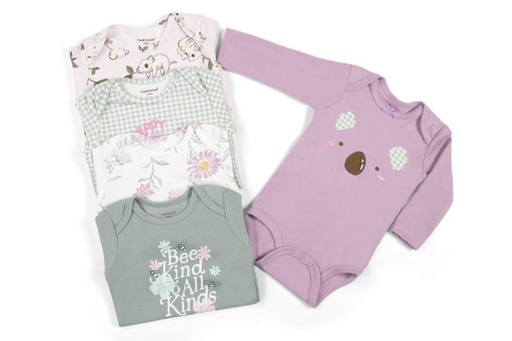 Set 5 Bodys Manga Larga Koala