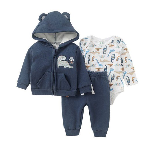 Conjunto Buzo Forrado 3P Dino